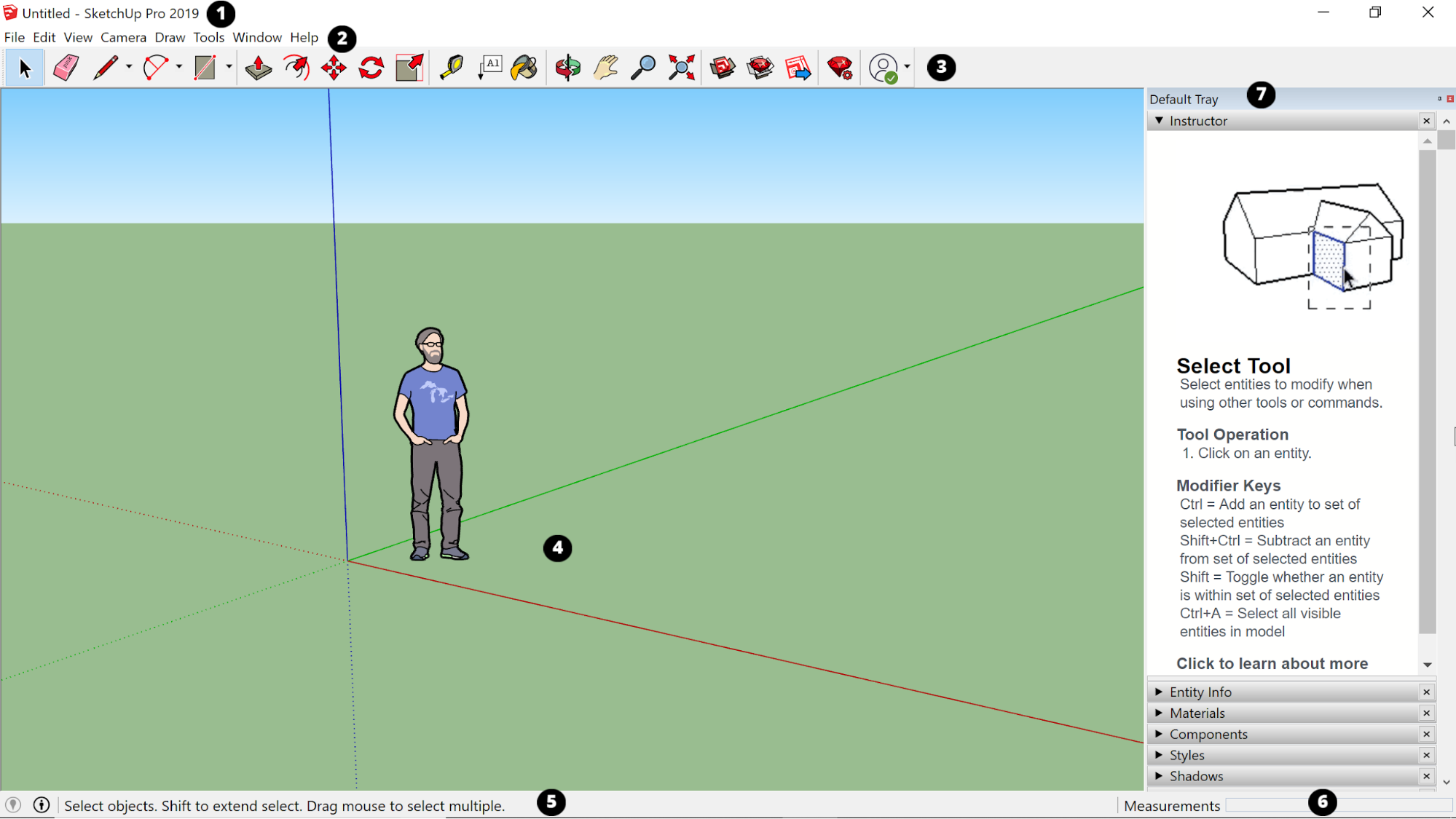SketchUp for Windows界面