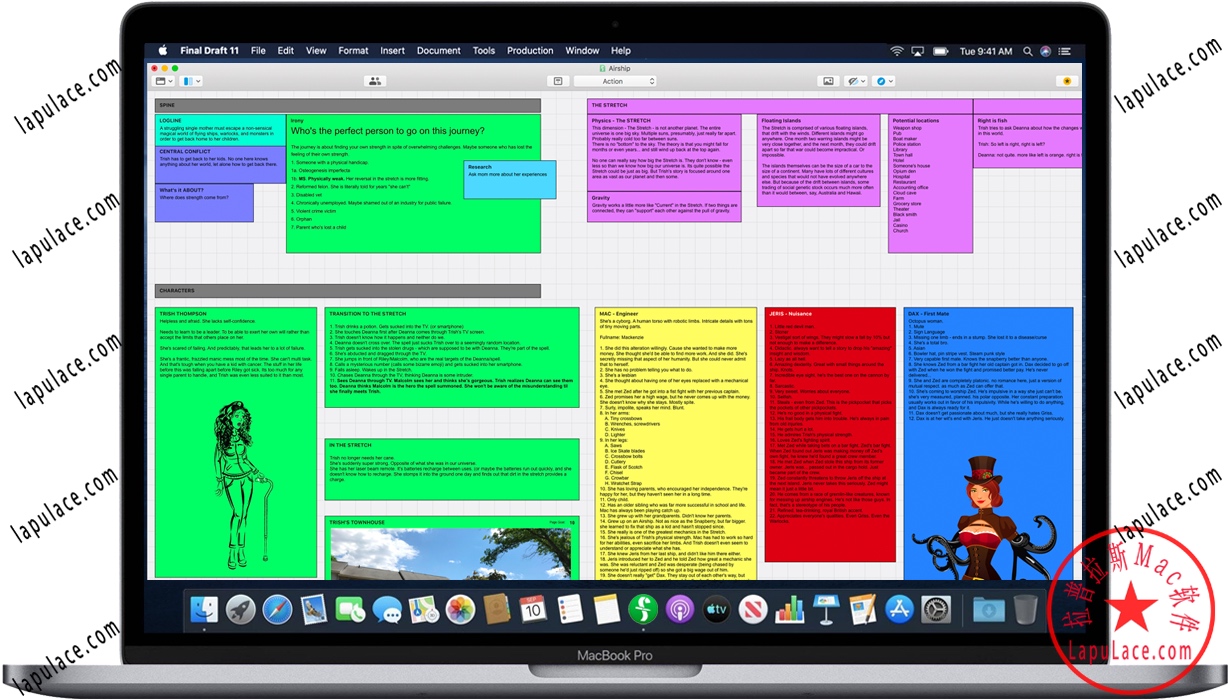 Final Draft 11 for Mac 剧本写作软件 破解版下载