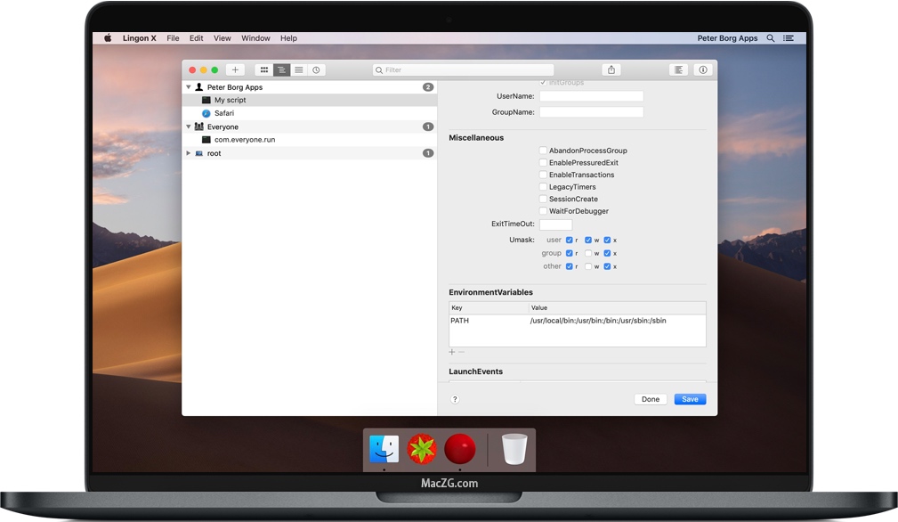 Lingon X for Mac 苹果自动运行应用程序和脚本 中文破解版下载