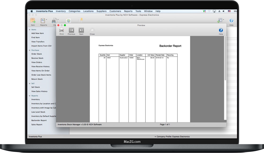 Inventoria for Mac v7.07 苹果电脑专业的库存管理软件 破解版下载