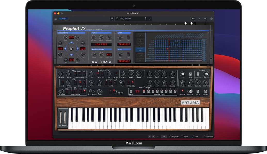 Arturia Prophet V3 for Ma 多功能仿真音乐合成器 破解版下载