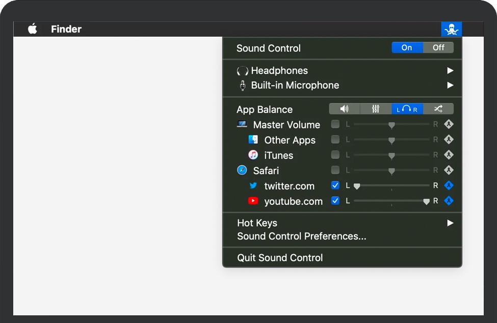 Sound Control for Mac 苹果电脑音量控制及输出软件 破解版免费下载