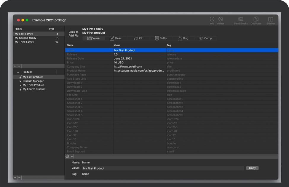 Product Manager 2 for Mac 苹果电脑产品管理应用程序 破解版下载