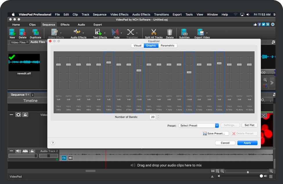 VideoPad Pro for Mac 苹果专业视频编辑软件 破解版下载