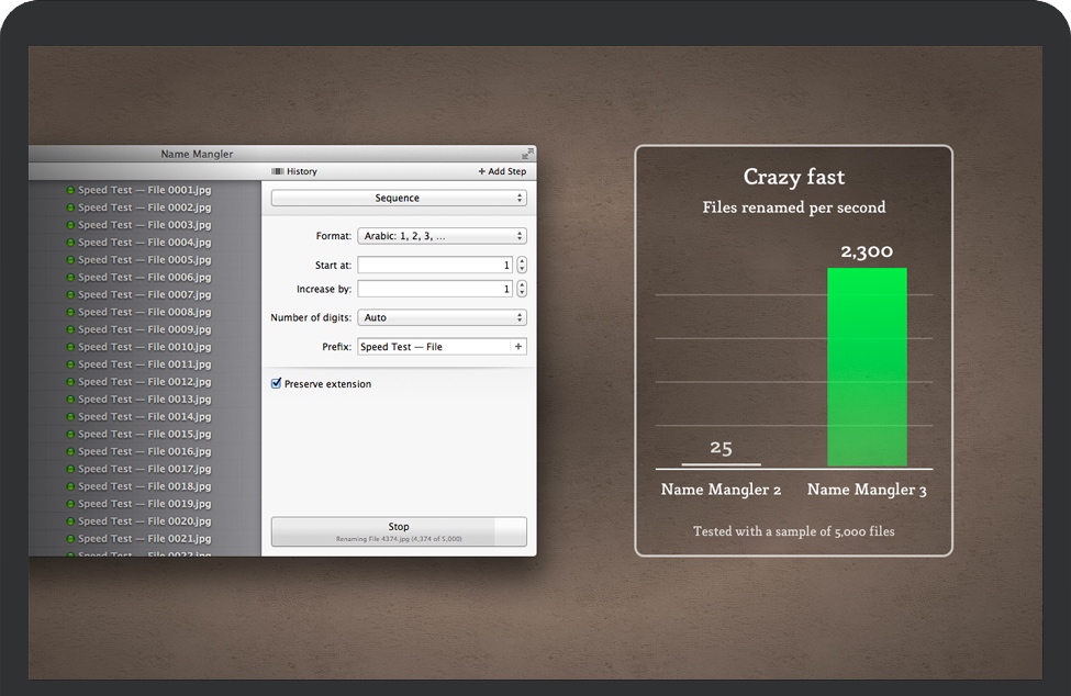 Name Mangler for Mac 苹果批量文件重命名程序 破解版下载