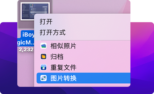 mac图片格式转换