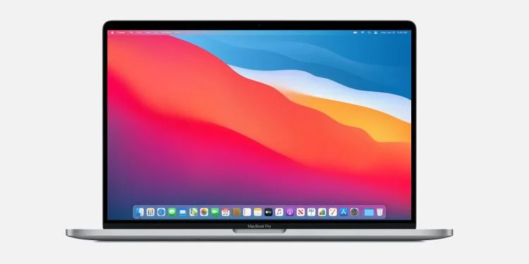 MacBook上显示的macOS Big Sur