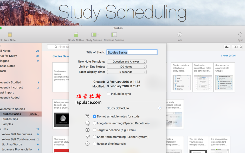 Studies for mac,Studies mac破解版,Studies序列号,Studies,学习记忆软件,mac软件