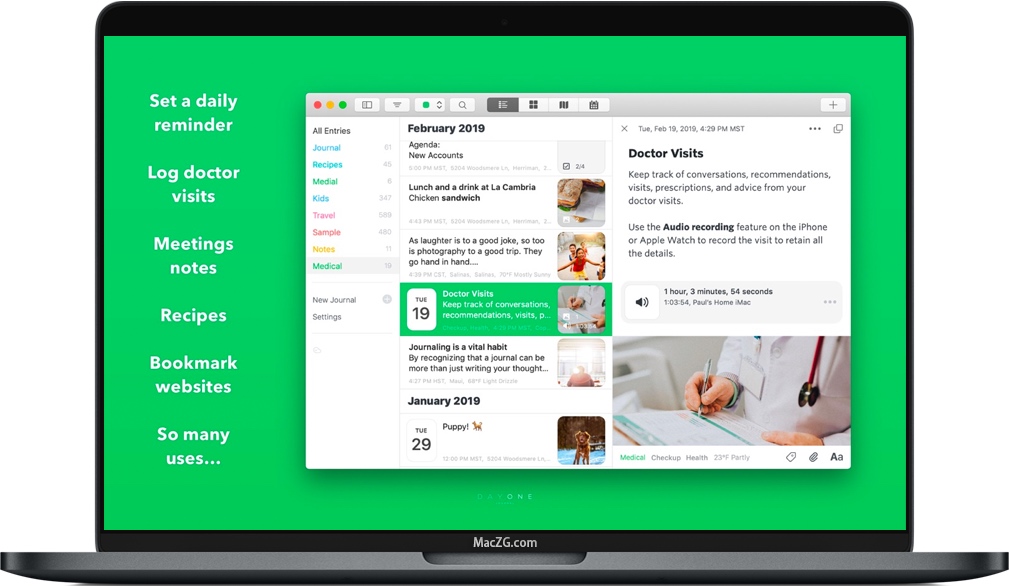 Day One for Mac 苹果日记本软件记事程序 中文免费版下载