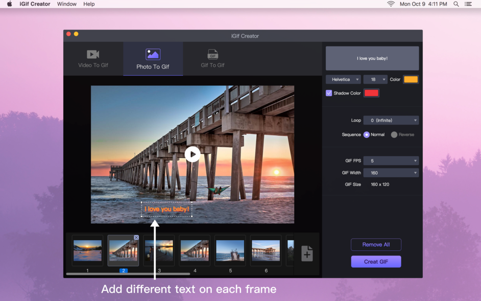 iGif Creator for Mac 4.2.0最好用的gif动画制作工具