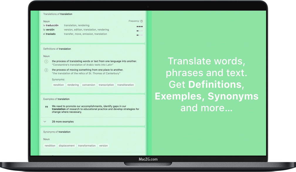 Translate Tab for Mac 苹果快速翻译工具 破解版下载