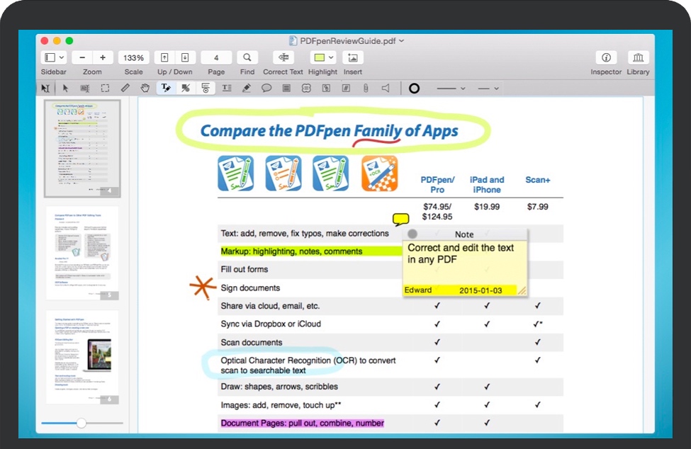 Mac PDFpenPro 苹果电脑高级PDF编辑工具 破解版下载