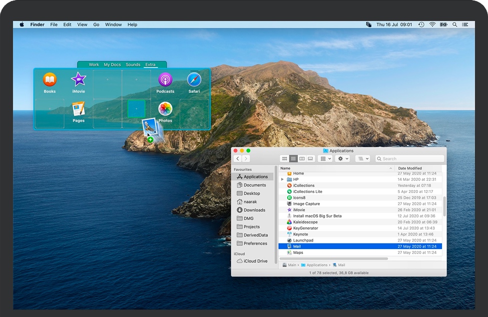 iCollections for Mac 苹果电脑桌面整理分组软件 破解版下载